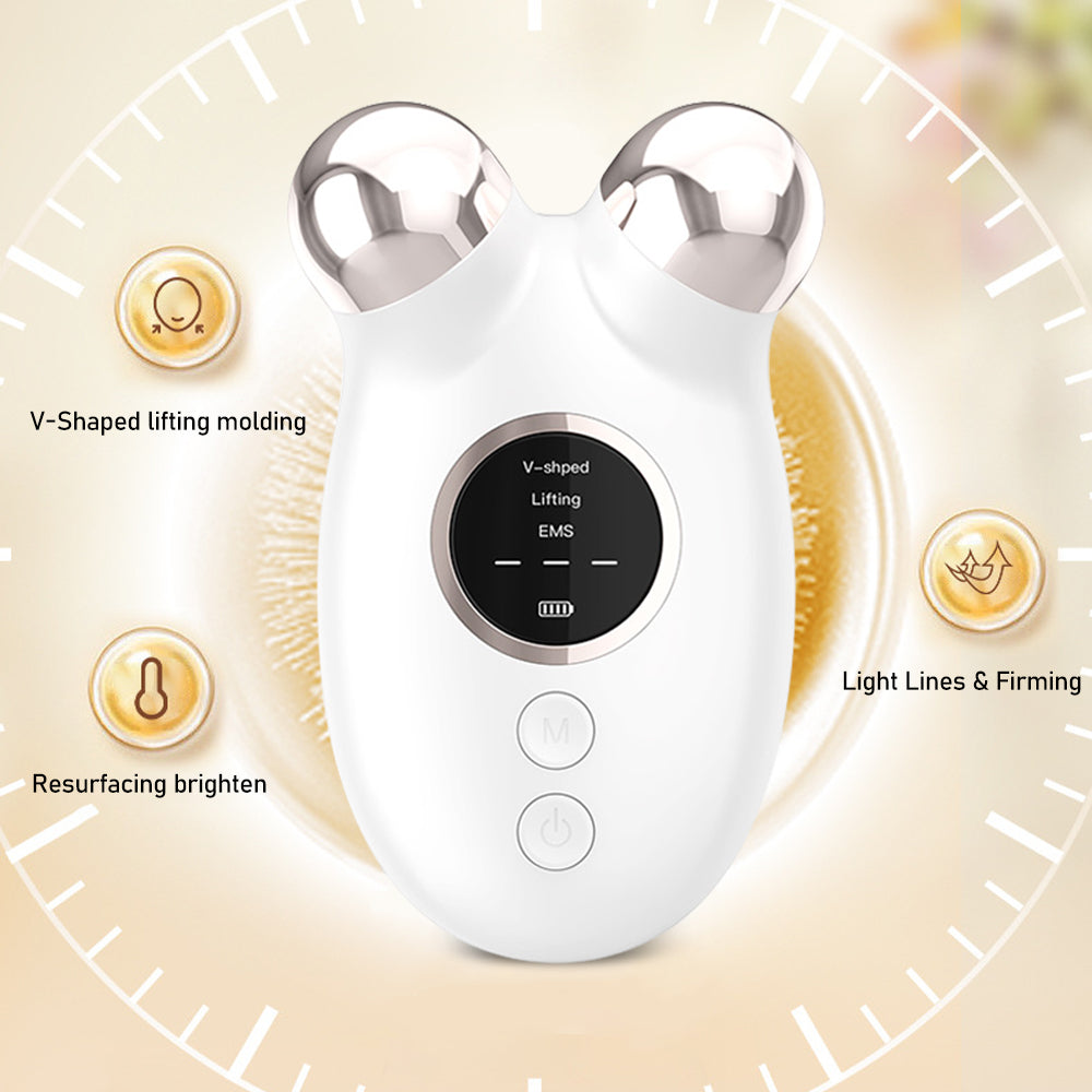 Professional Anti-Aging Microcurrent Facial Device Stainless Steel