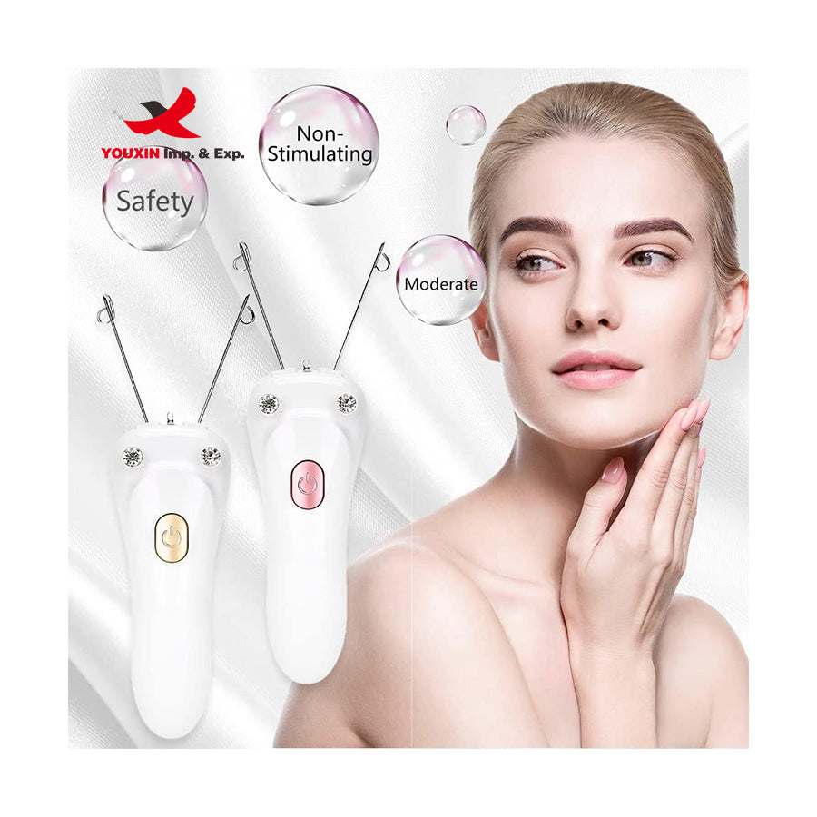 ✨ Butterfly Design Electric Threading Epilator – Facial Hair Remover Machine