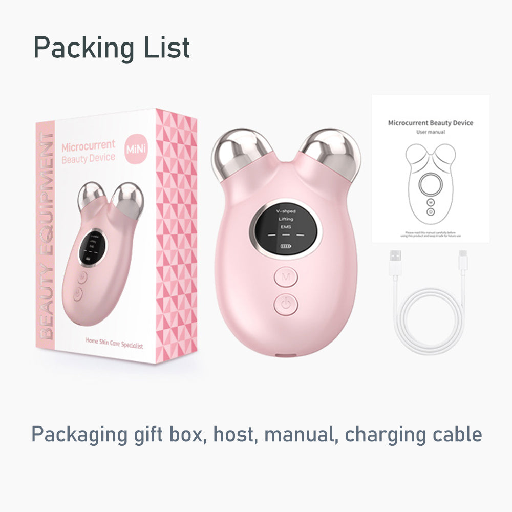 Professional Anti-Aging Microcurrent Facial Device Stainless Steel